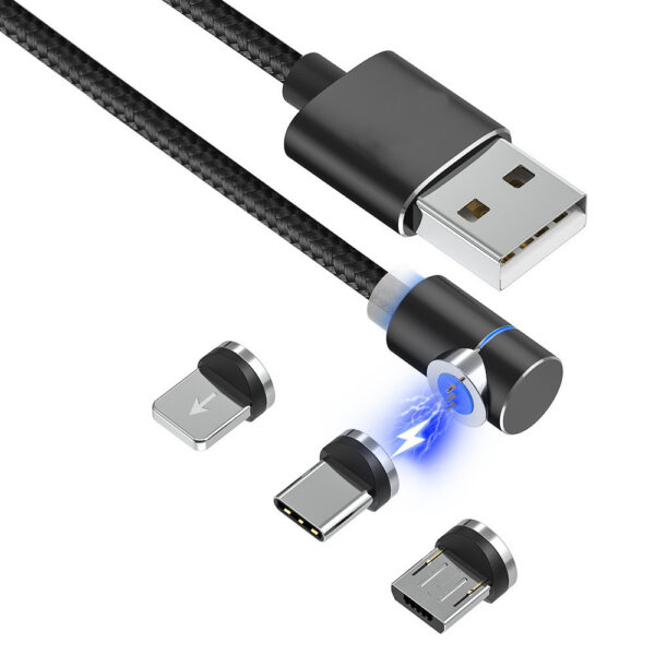 Magnetic Cable LED Magnet Charger Cable USB Cable & USB Type-C USB C - Image 3