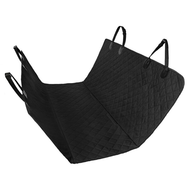 Dog Car Seat Cover View Mesh Pet Carrier Hammock Safety Protector Car Rear Back Seat Mat With Zipper And Pocket For Travel - Image 6