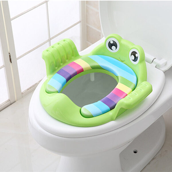 Baby Children Toilet Build-In Potty Training Seat Burr-Free - Image 10