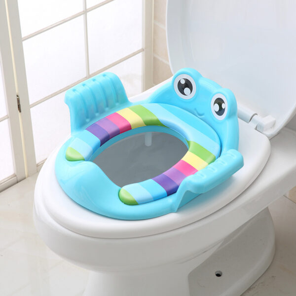 Baby Children Toilet Build-In Potty Training Seat Burr-Free