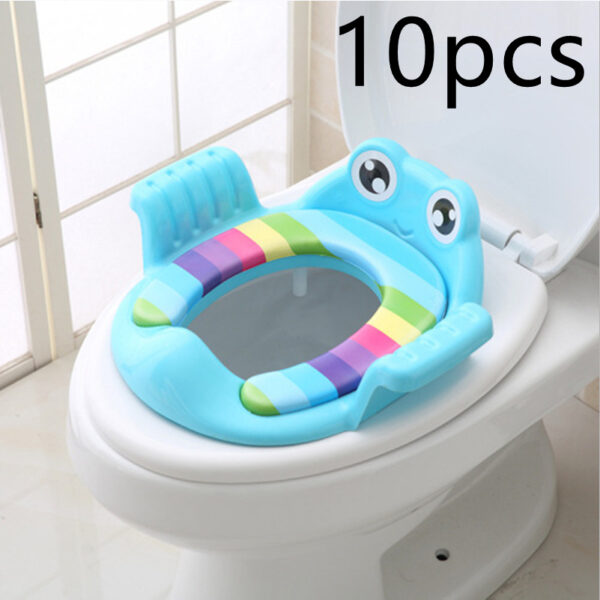 Baby Children Toilet Build-In Potty Training Seat Burr-Free - Image 3