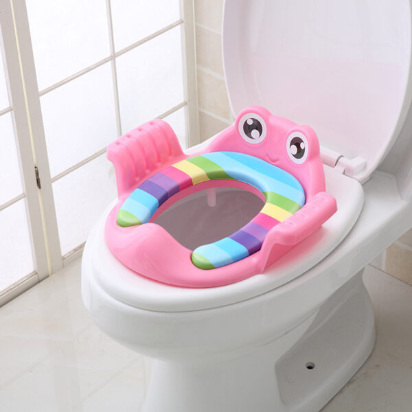 Baby Children Toilet Build-In Potty Training Seat Burr-Free - Image 2