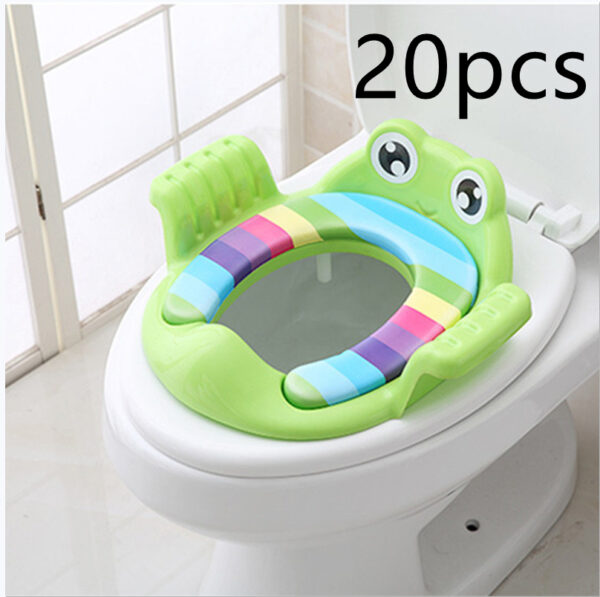 Baby Children Toilet Build-In Potty Training Seat Burr-Free - Image 4