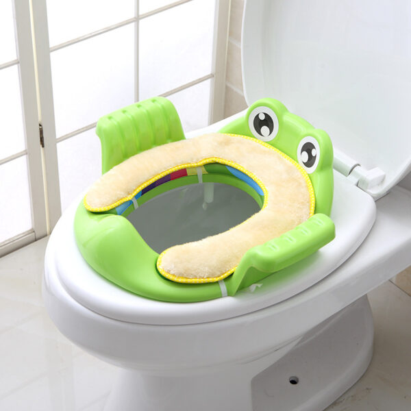 Baby Children Toilet Build-In Potty Training Seat Burr-Free - Image 9