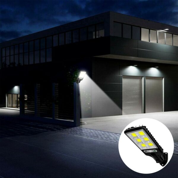 LED Solar Motion Sensor Light Bright Garden Outdoor Street Wall Lamp Solar Wall Lamp Lights Outdoor Road Lamp For Garden, Yard, Garage, Path - Image 10