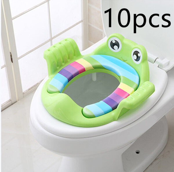 Baby Children Toilet Build-In Potty Training Seat Burr-Free - Image 7
